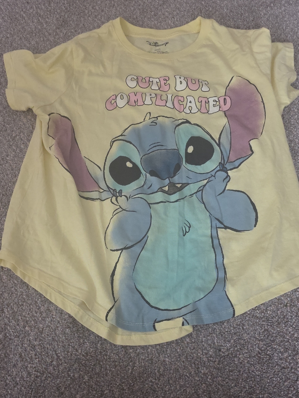 Stitch yellow T
